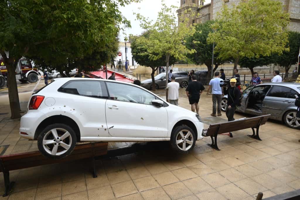 En imágenes | Así han amanecido María de Huerva y Cuarte tras las tormentas