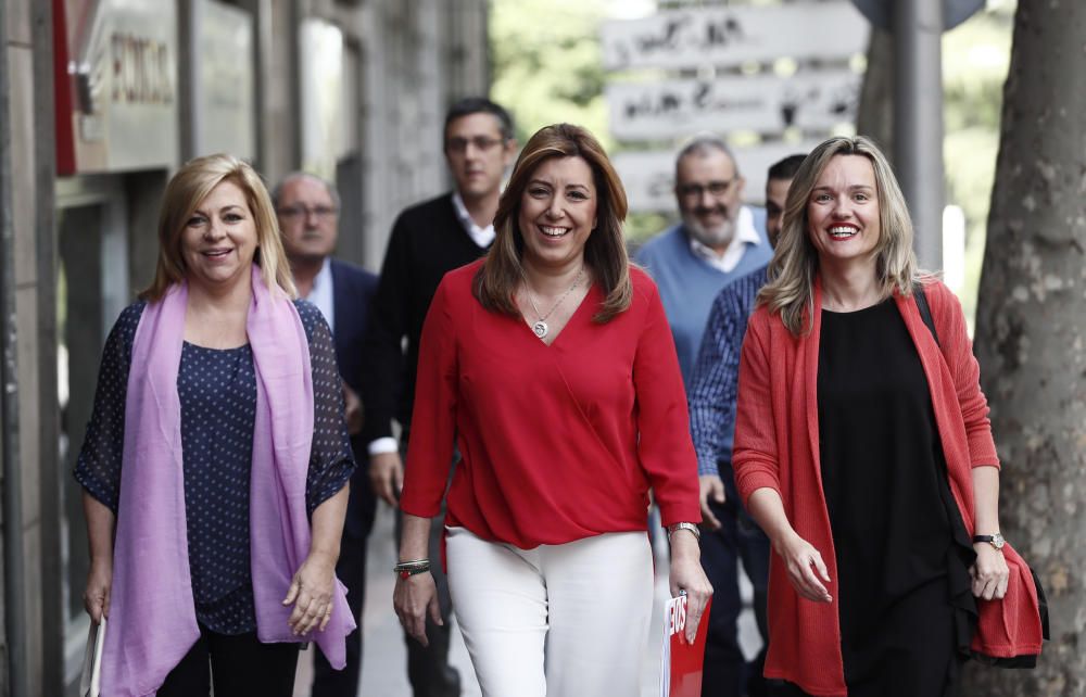 El debate entre los candidatos del PSOE, en imágenes