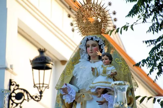 Procesión Virgen de Tentudía de Monesterio 15 de agosto