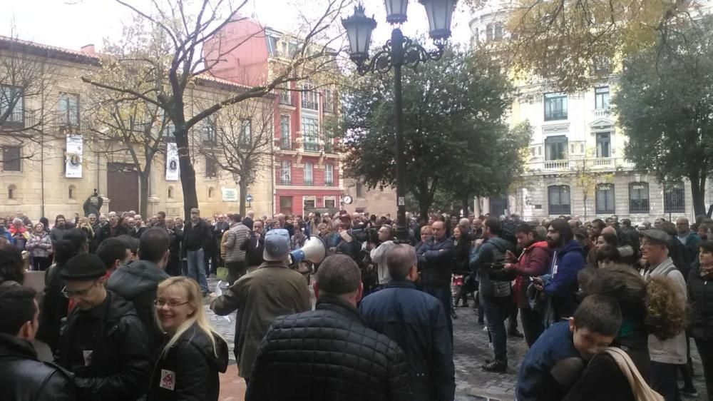 Protesta contra la decisión del Tribunal Supremo d