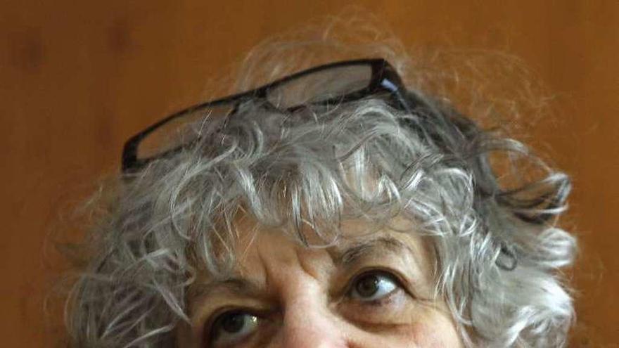 Ada Yonath, durante la entrevista.