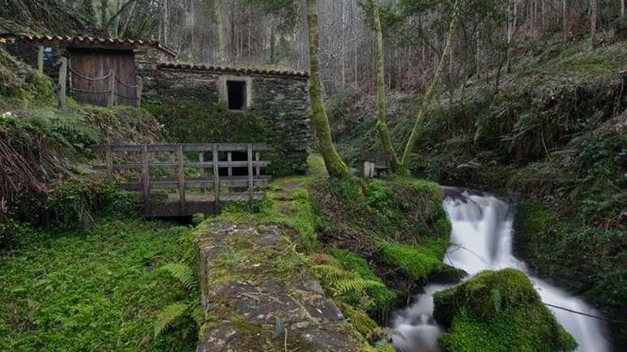 Uno de los molinos de Costa da Égoa.