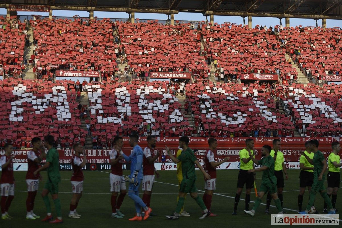 Así fue el encuentro del play off del Real Murcia y el Nástic en la lucha por el ascenso