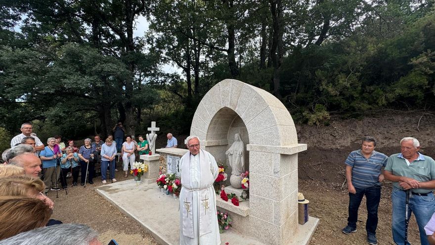 El pueblo sanabrés de Escuredo reza por la Virgen de la Paz