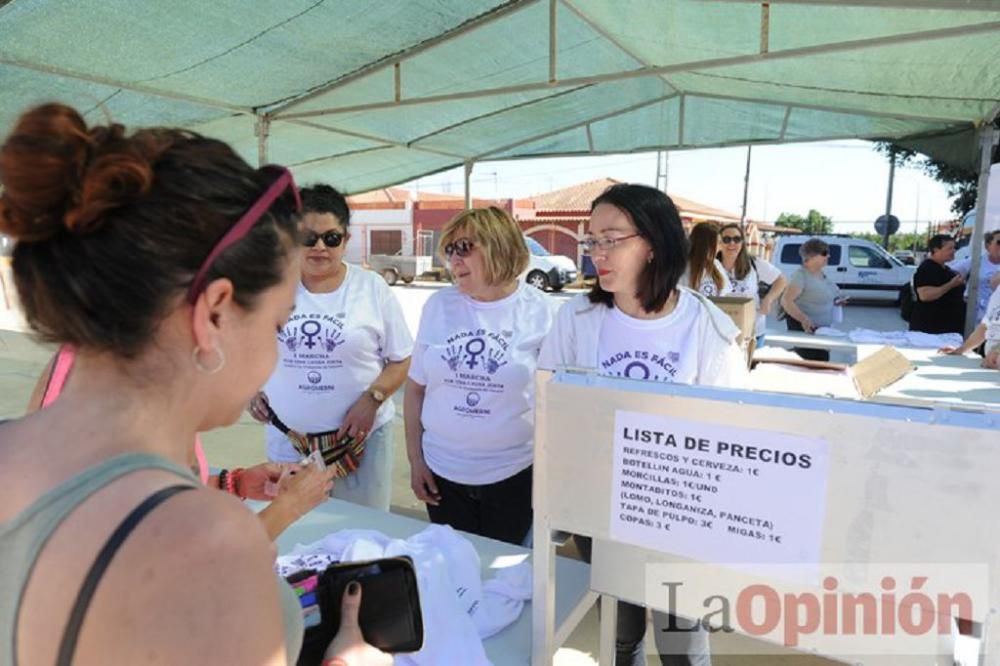 Marcha contra la violencia de género en La Aljorra