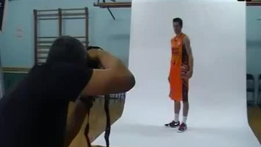 Sesión oficial de fotos del Valencia Basket