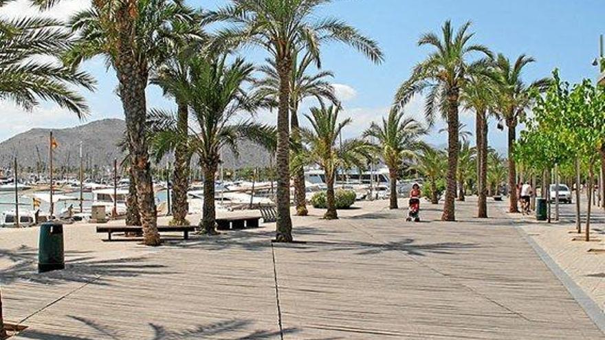 So sah es die letzten Jahre am Strand von Port d&#039;Alcúdia aus.