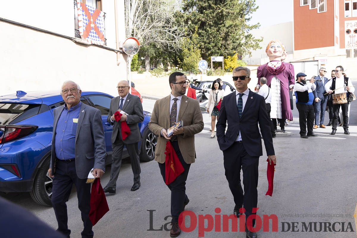 Corporación, Cofradía y Bandos realizan la 'Pedimenta' en Caravaca