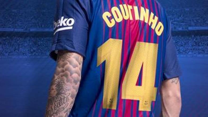 Coutinho lluirà el dorsal de Johan Cruyff