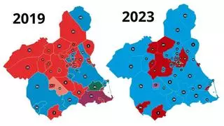 Análisis: El azul reconquista el mapa de la Región a costa del desplome socialista