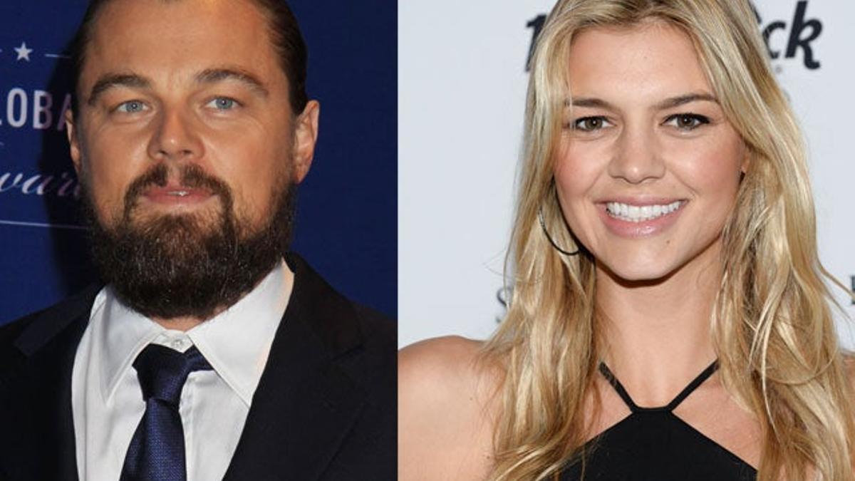 Leonardo DiCaprio se fija en la modelo Kelly Rohrbach