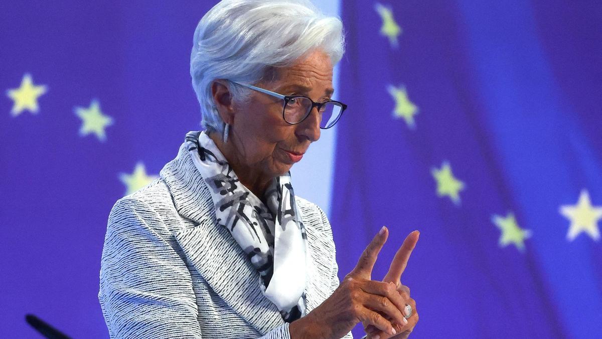 Christine Lagarde, presidenta del Banco Central Europeo.