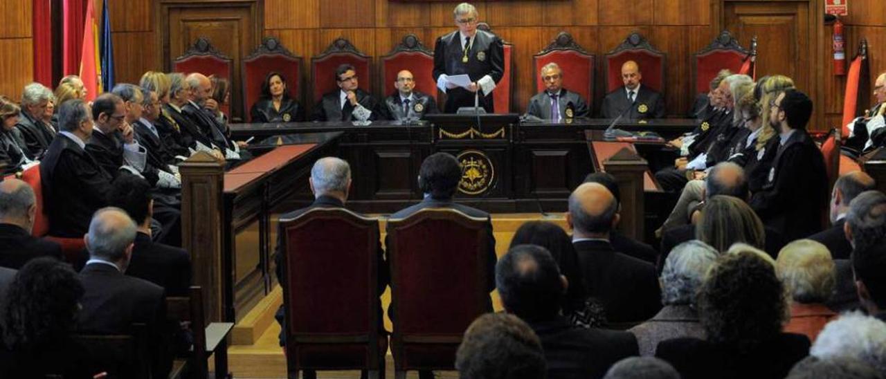 Acto del 25.º aniversario del Tribunal Superior de Justicia de Asturias.