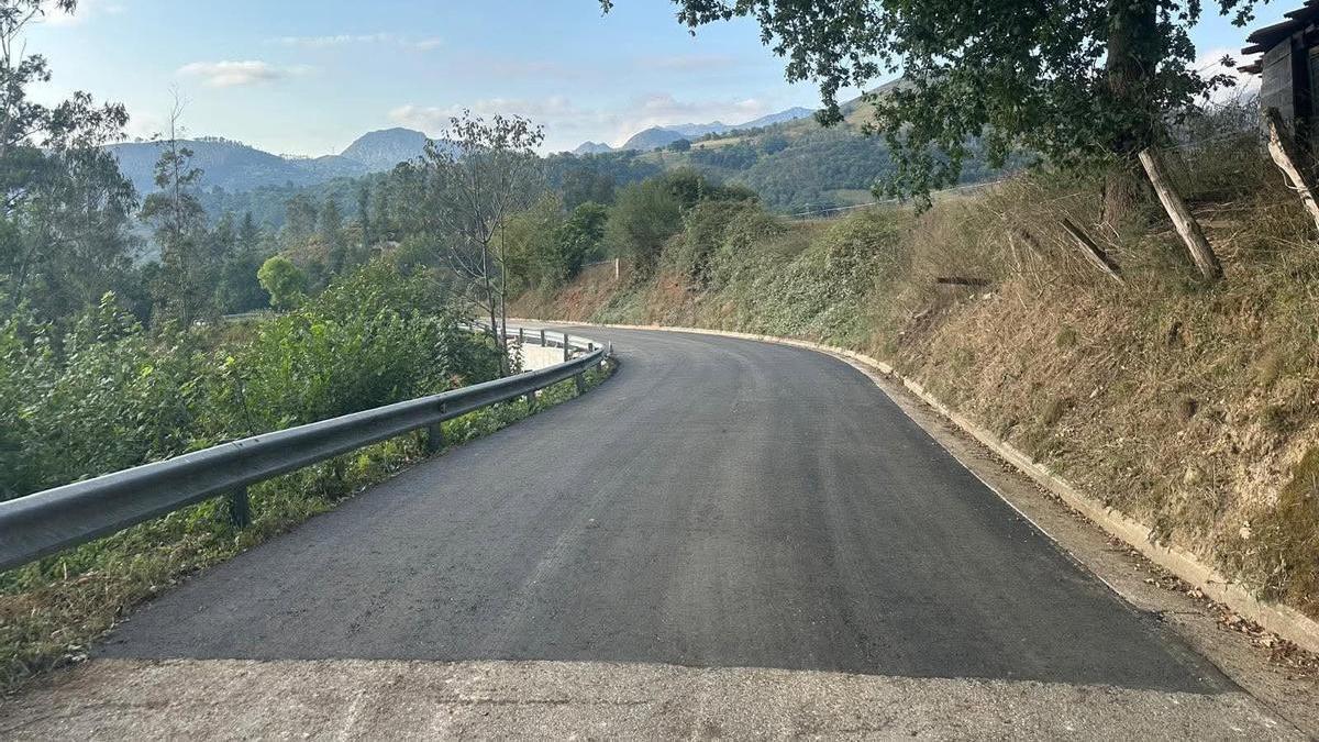 La carretera de Teleña.