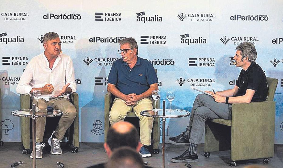 Esteban Lagota (Magallón) y Enrique Salueña (Fuendetodos).