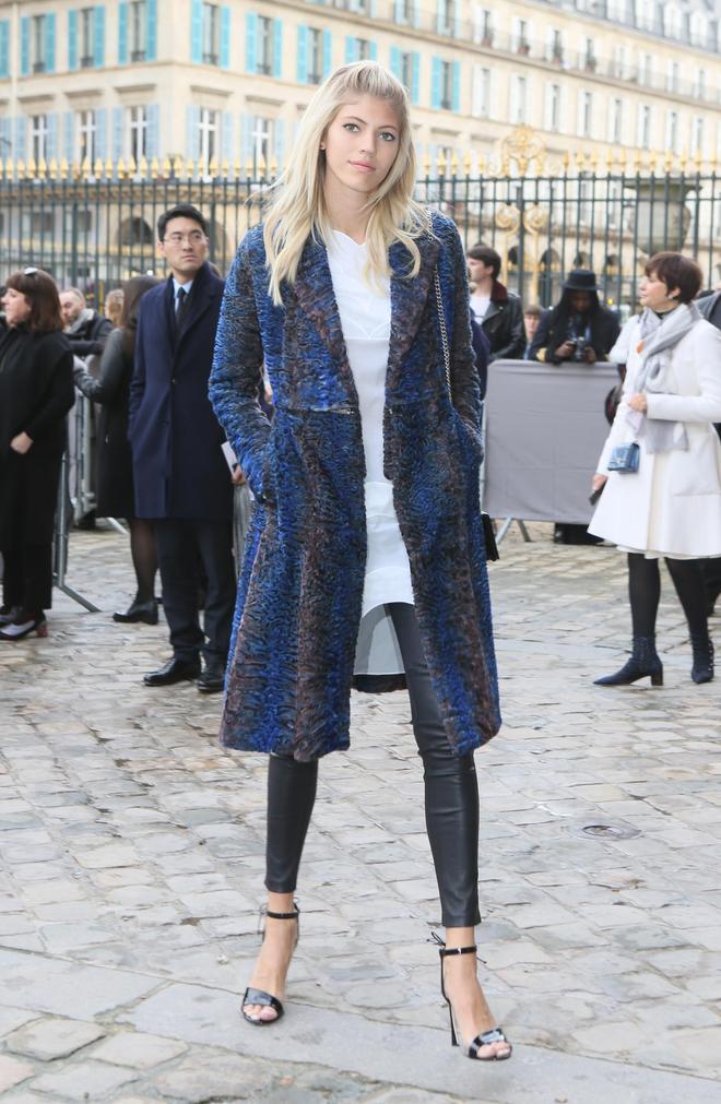 Anja Rubik en el desfile de Christian Dior en París