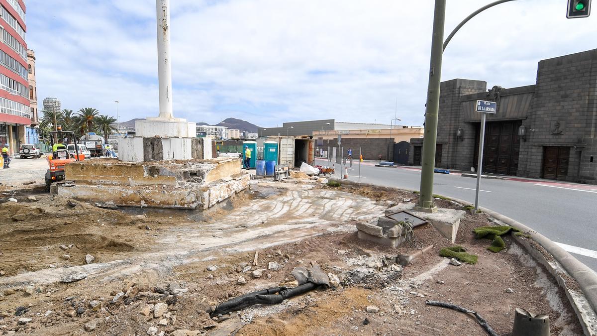 Última fase del tramo de la Metroguagua en la Base Naval