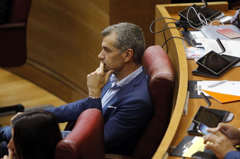 Segunda sesión del pleno de investidura de Puig