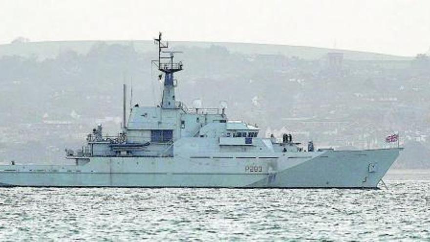 Un barco patrulla perteneciente a la Royal Navy. |   // EUROPA PRESS