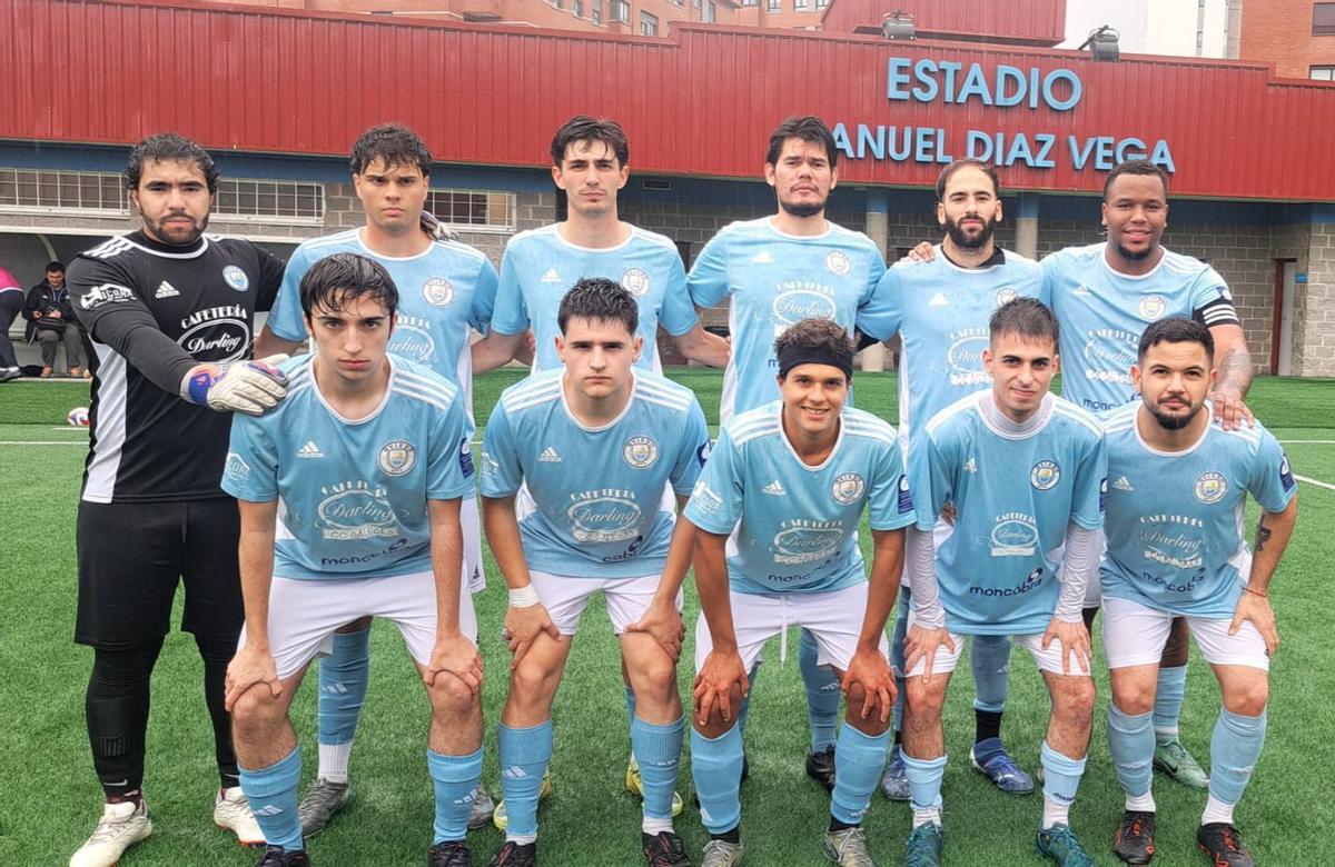 El último once de la temporada del Oviedo City.