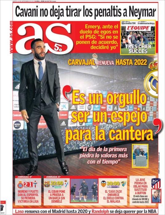 Portadas martes 19 de septiembre de 2017