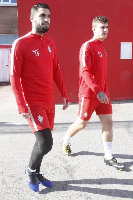 Entrenamiento del Sporting