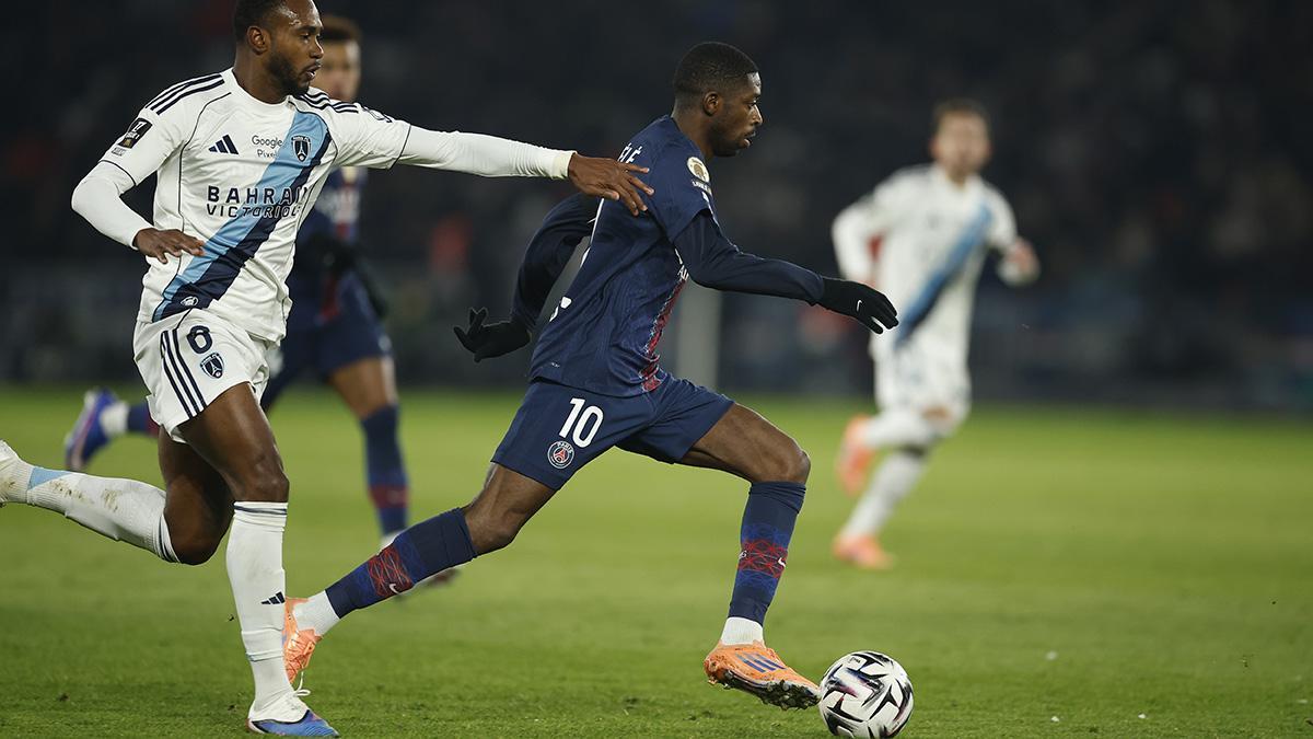 Luis Enrique: "Dembélé ha hecho el mejor partido de la temporada"