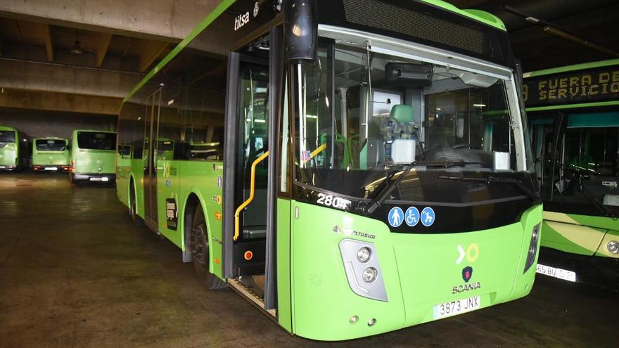 Pelea entre vigilantes y un usuario de una guagua en Tenerife