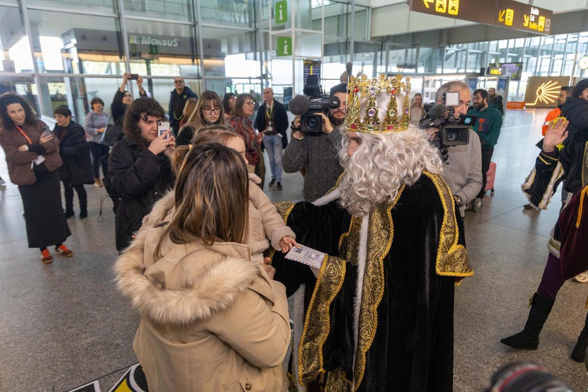 Los Reyes Magos aterrizan en Santiago