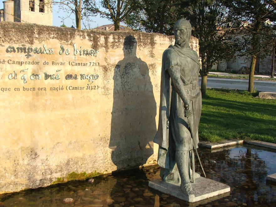 Hito cidiano en Vivar del Cid (Burgos)