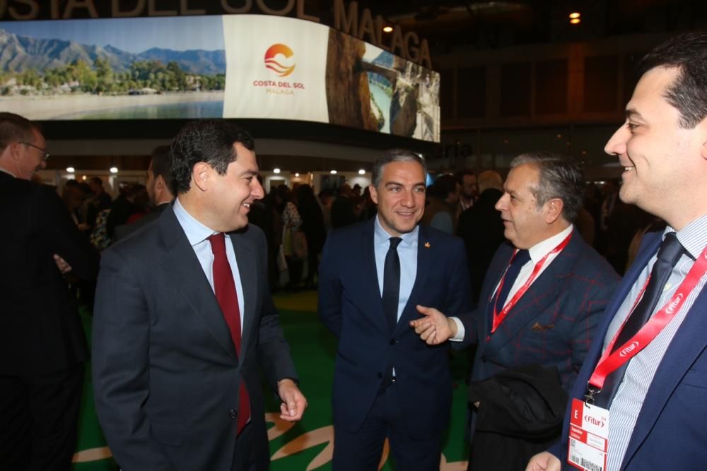 Los pueblos de Málaga, la presentación de la salida de la Vuelta a España desde Málaga y la presencia del consejero, Javier Fernández, protagonistas este jueves en Fitur.