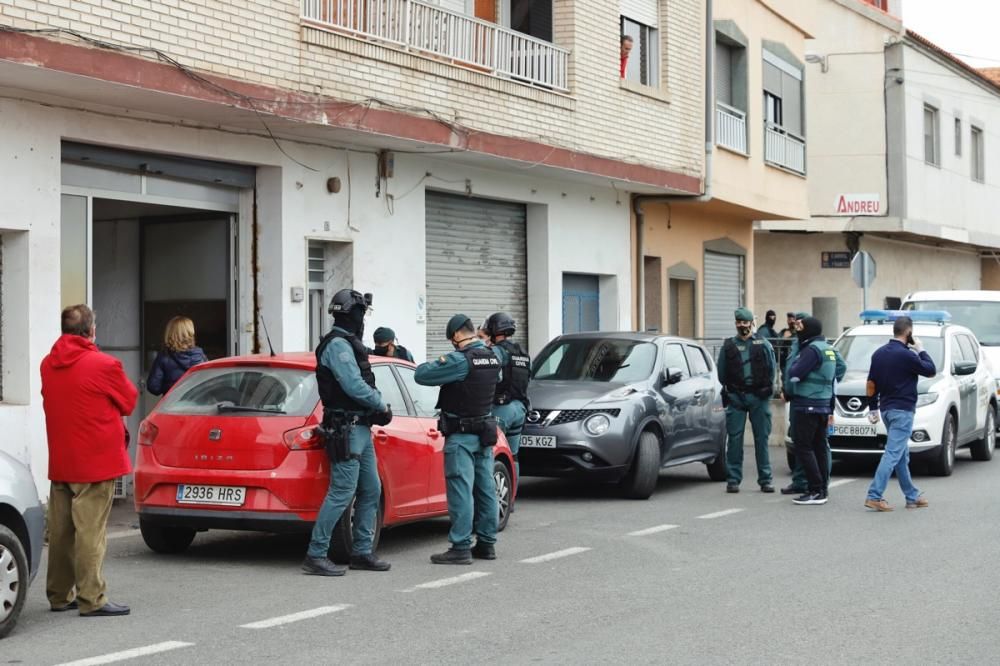 Golpe al tráfico de drogas y de armas en Murcia
