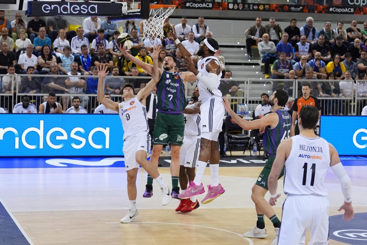 Unicaja y Real Madrid reeditan en cuartos la última final de Copa.