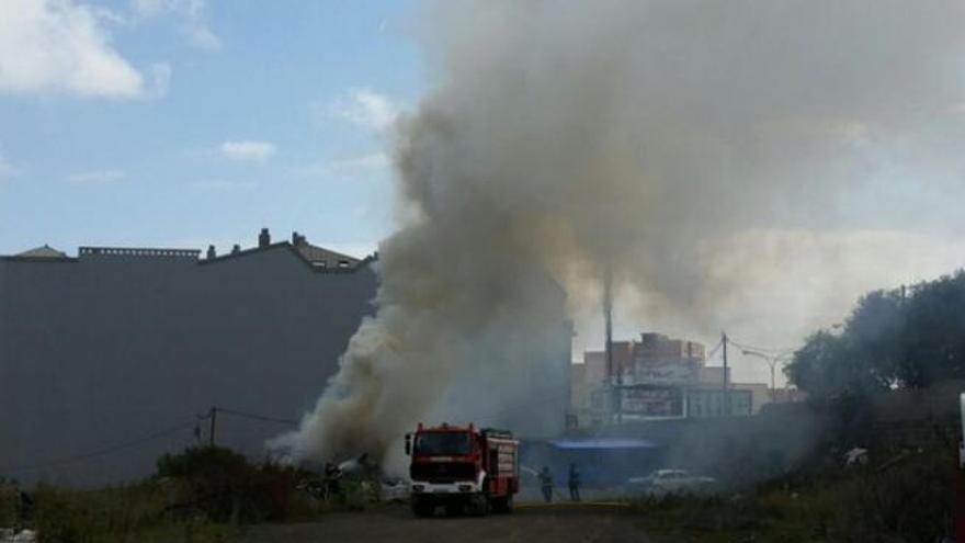 Incendio en Los Tarahales