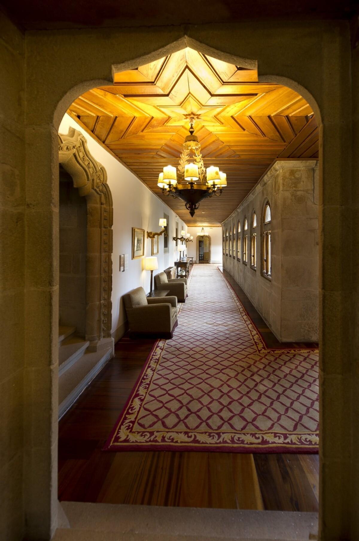 Interior del Parador de Santiago