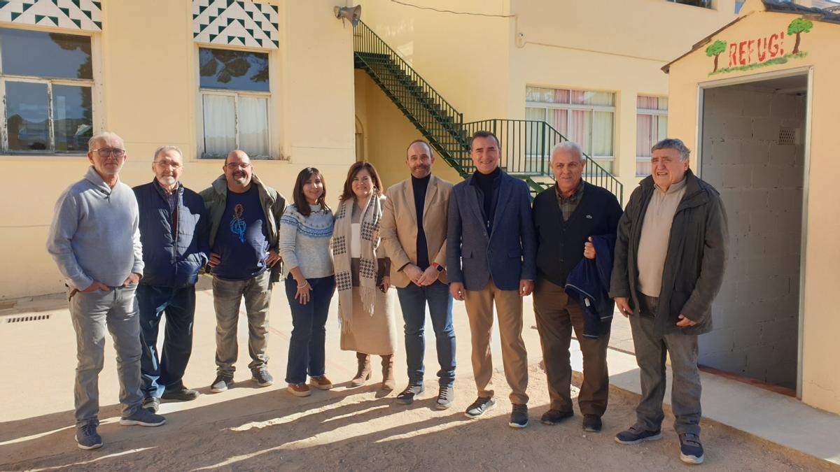 Responsables municipales junto al diputado provincial Ramiro Rivera