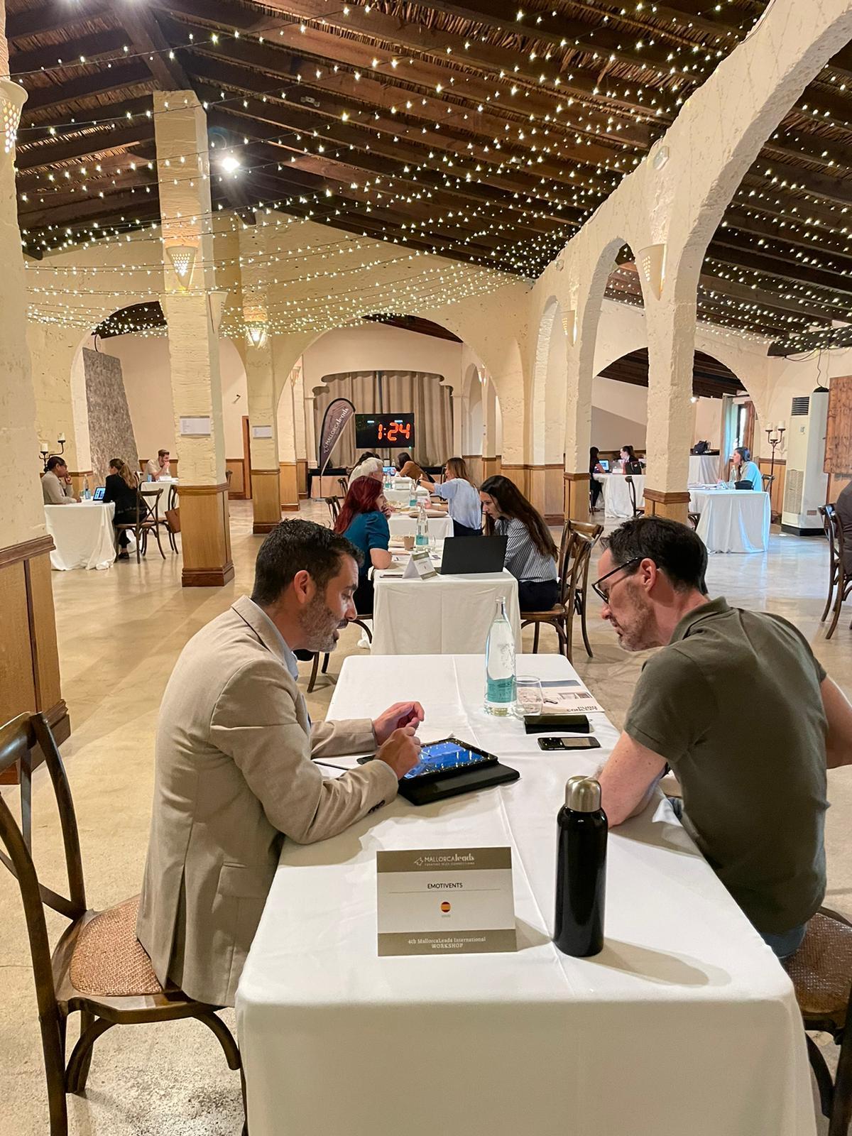 Una de las sesiones de trabajo en Finca Son Termes.
