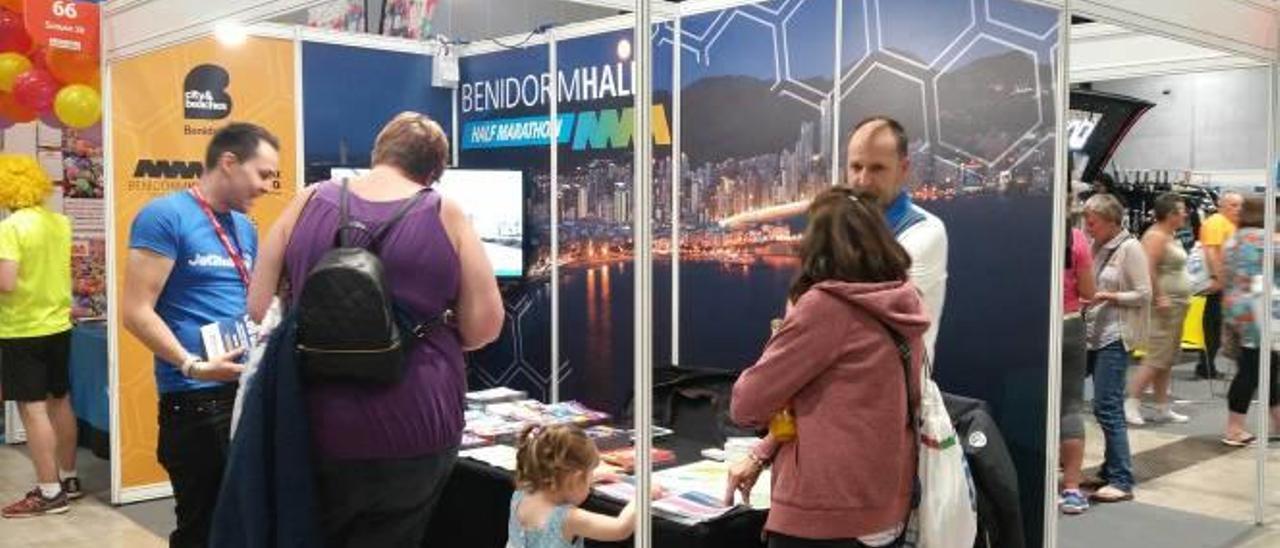 Imagen del estand de Benidorm en la ciudad inglesa de Liverpool.