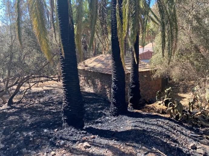 Extinguido un conato de incendio en El Ingenio de Santa Lucía