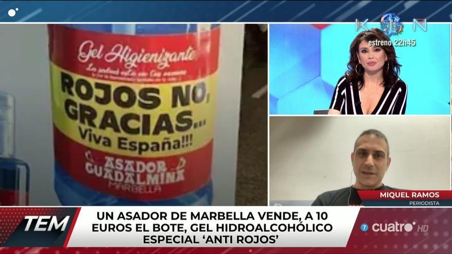 Piden al fiscal que investigue la venta de un gel &quot;anti rojos&quot; en Marbella