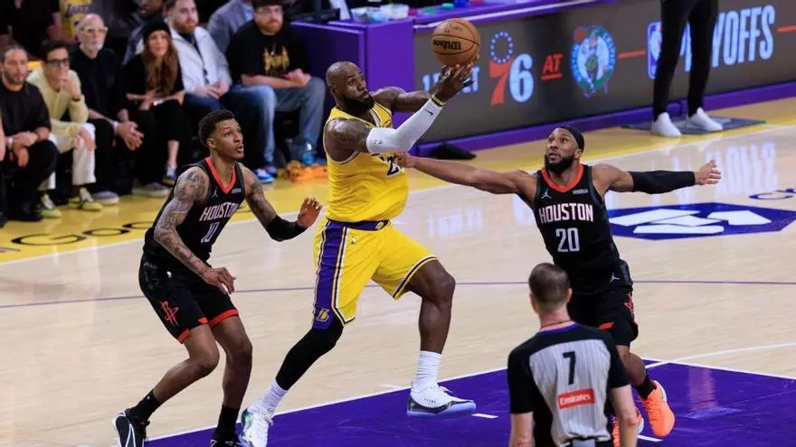 Así fue la victoria de los Lakers contra Houston Rockets