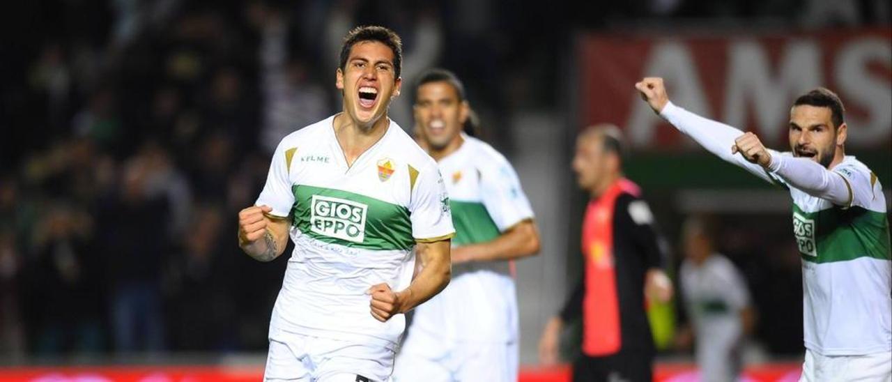 Enzo Roco en su anterior etapa en el Elche