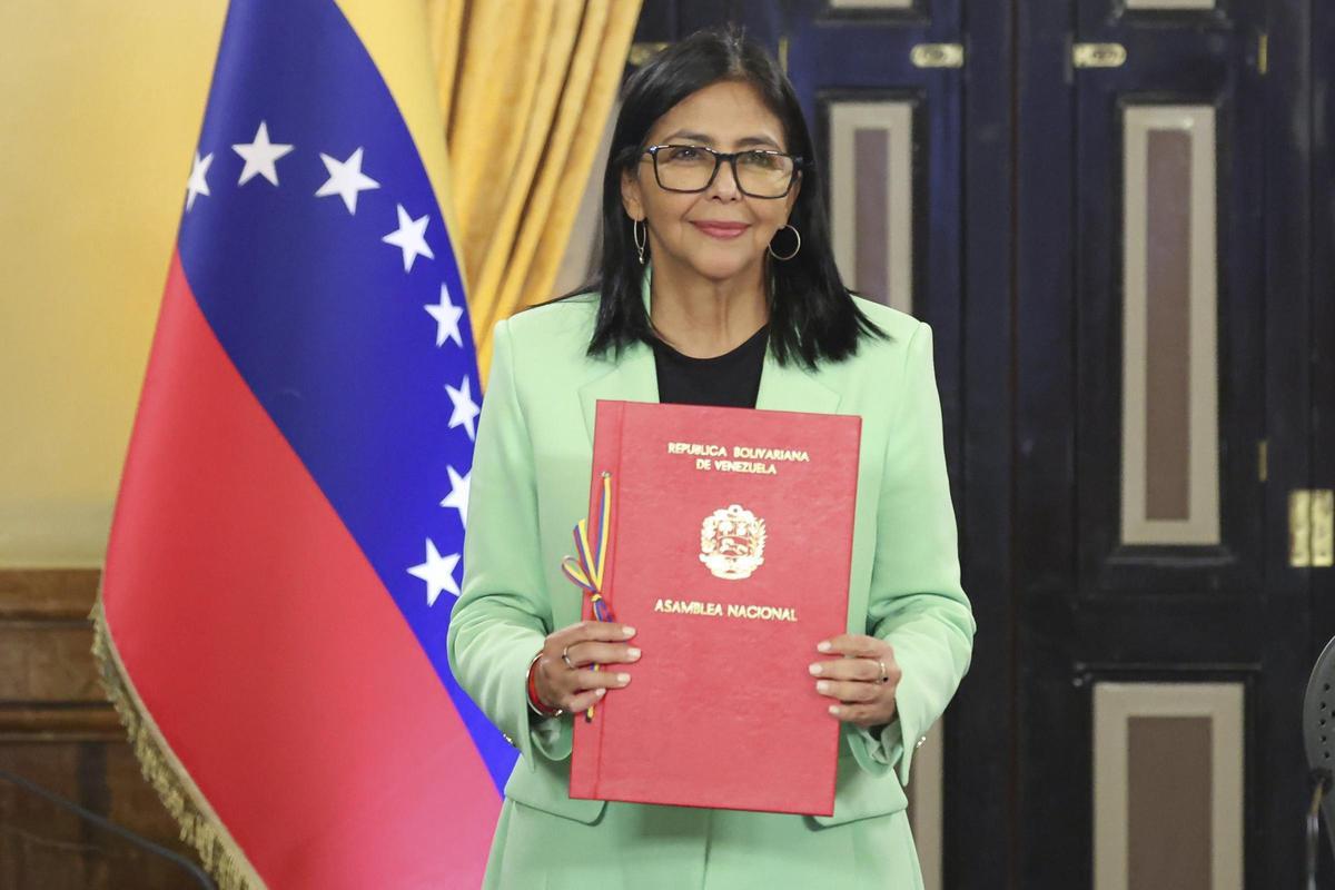 Delcy Rodríguez llama a la unión en Venezuela para sanar "la herida" del ataque de EE.UU.