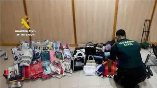 Intervienen casi 600 productos del ‘top manta’ en Peñíscola