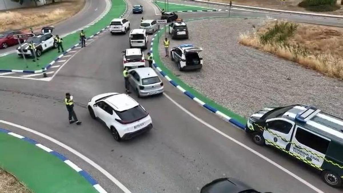 Control de la Guardia Civil