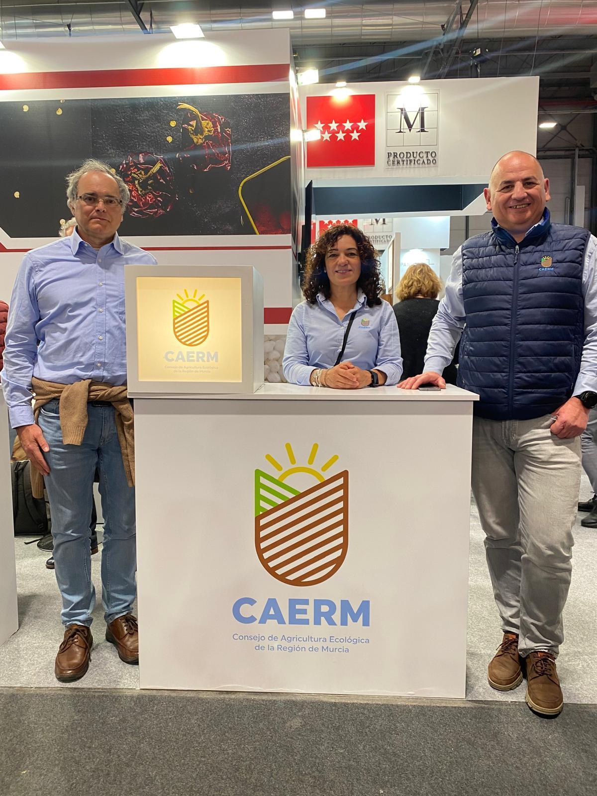 Presencia del Consejo de Agricultura Ecológica de la Región de Murcia en el Salón Gourmets.