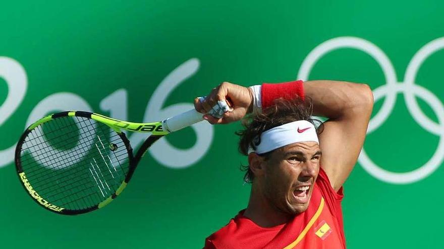 Rafa Nadal, durante un partido en los Juegos Olímpicos de Río de Janeiro.