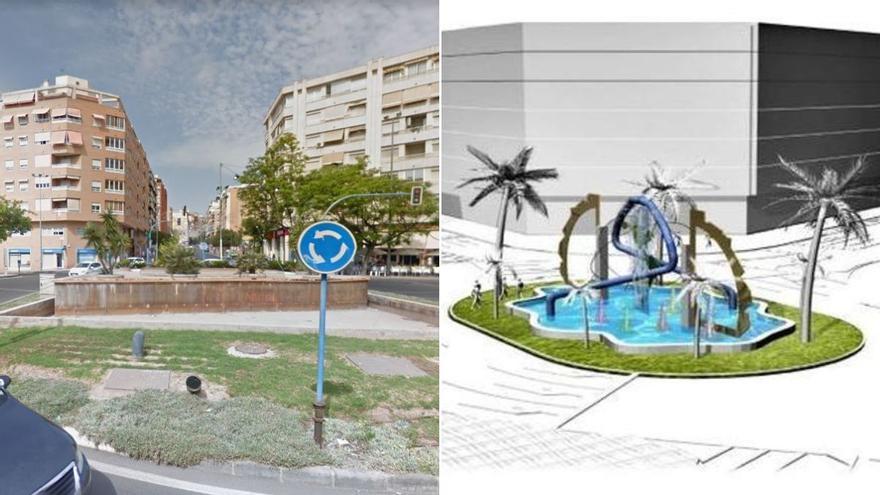 Críticas al diseño de la glorieta de Plaza América: ¿Es una hoguera experimental o un parque acuático?