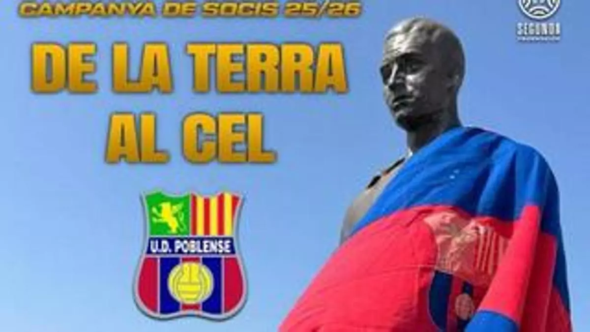 "De la terra al cel", el Poblense lanza su campaña de abonados para la Segunda RFEF