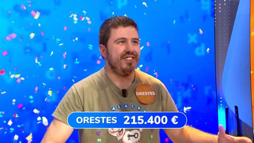 Orestes se pronuncia por primera vez sobre su estado de ánimo después de &#039;Pasapalabra&#039;